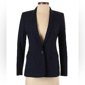 Banana Republic Navy Petite Wool Blazer Size 00